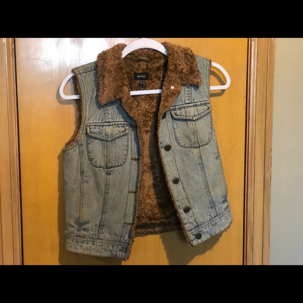 Sherpa Jean Vest